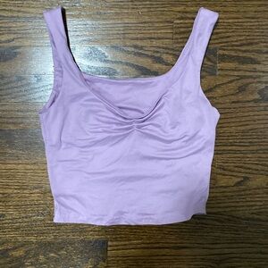 Shein Purple Scrunch Top